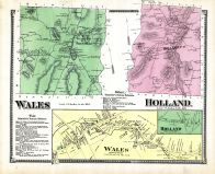 Holland, Wales, Holland Town, Hampden County 1870